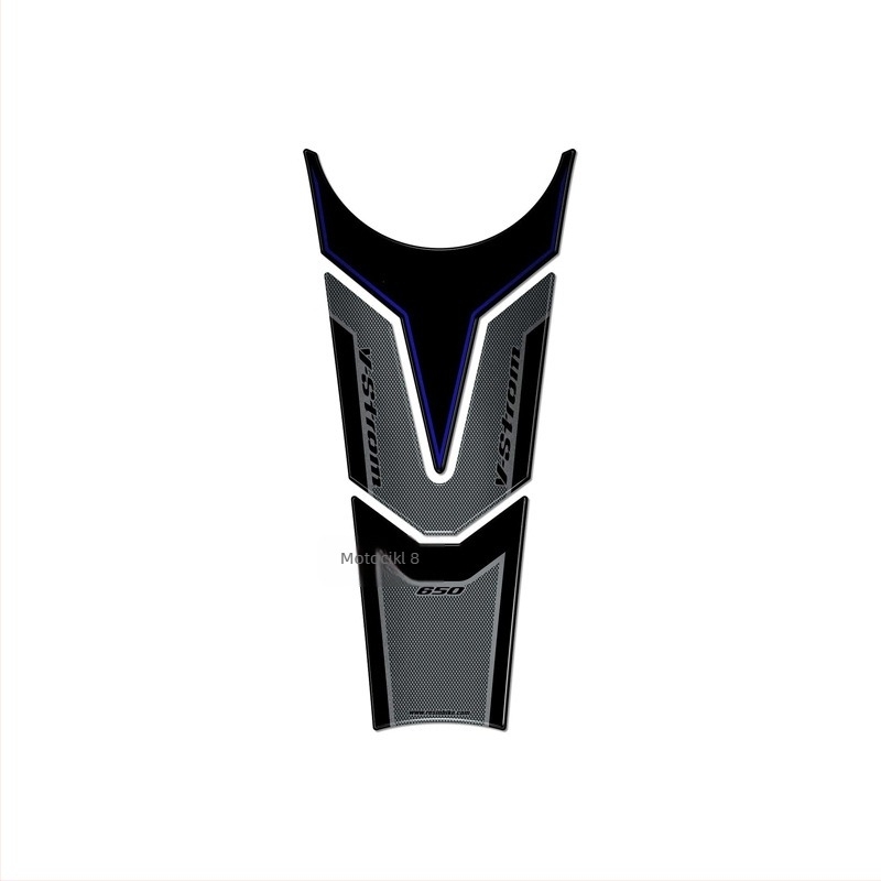 Zaštitna naljepnica spremnika goriva Suzuki V-Strom DL 650 – otporna na ogrebotine, bočni filmski oklop, motocikl, marka LISM, model V-Strom DL 650, broj proizvoda 019, prilagođena obrada: Da