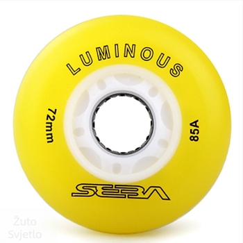 SEBA inline čizme - PU gornji dio, PU kotači, TPR potplat, tip kotača: jedno kolo