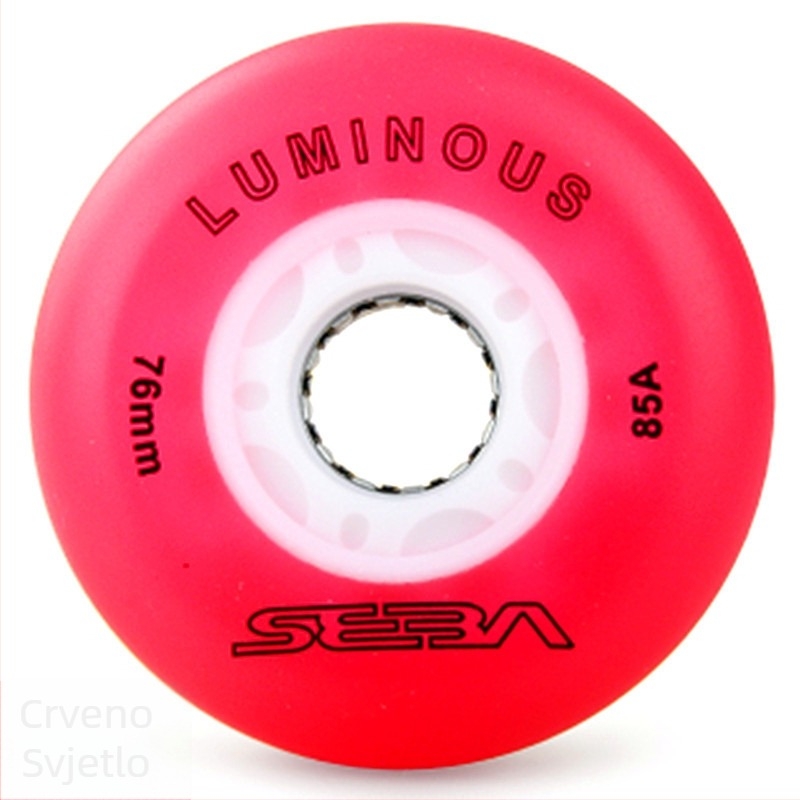 SEBA inline čizme - PU gornji dio, PU kotači, TPR potplat, tip kotača: jedno kolo