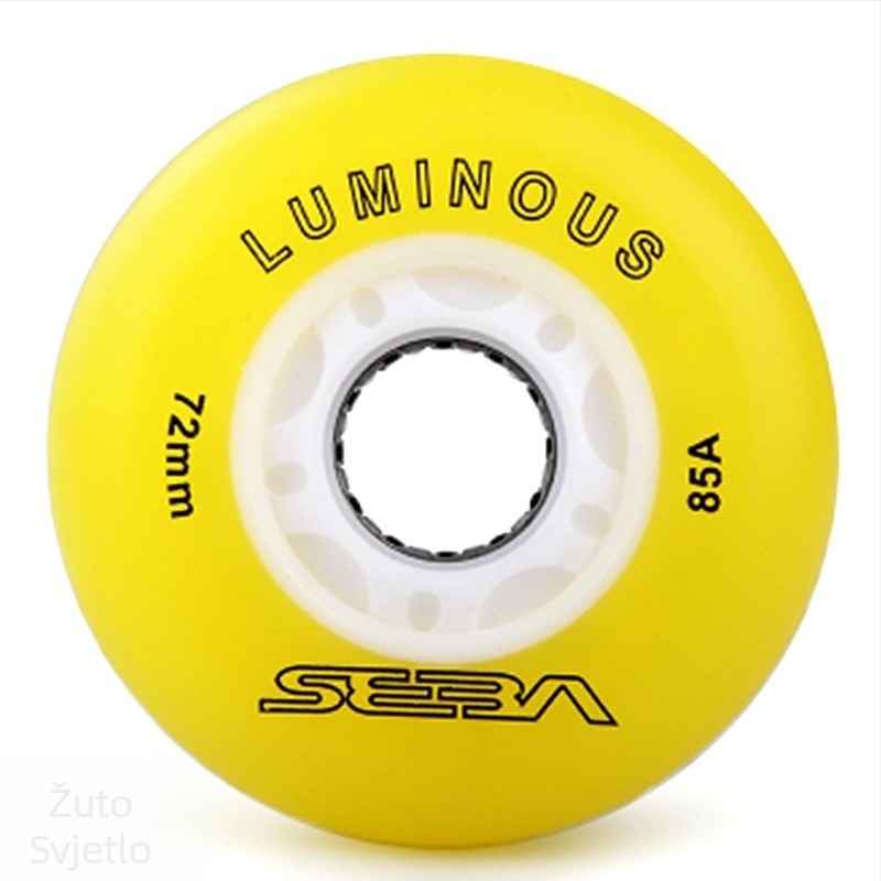 SEBA inline čizme - PU gornji dio, PU kotači, TPR potplat, tip kotača: jedno kolo