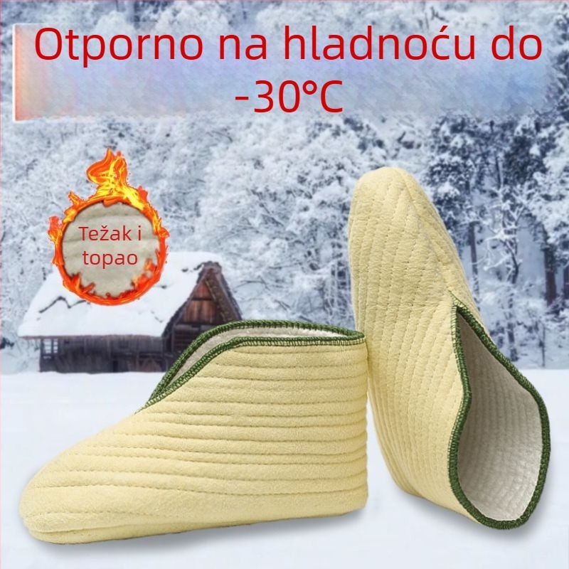 Čarapa-liner od vunene filca za zimske čizme i vodene cipele, s flisom, topao