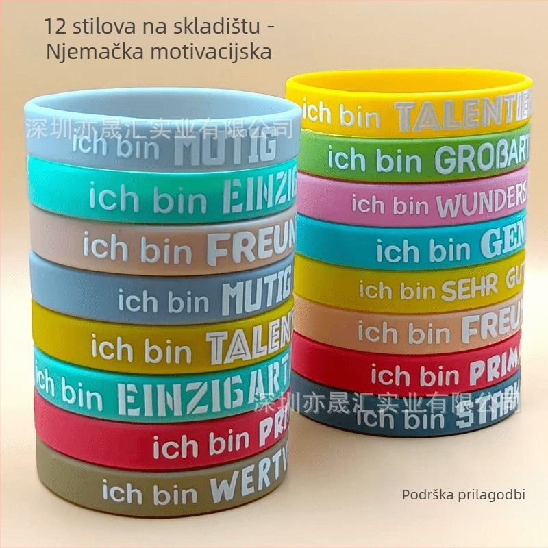 Silikonske narukvice – Geometrijski oblik, unisex, fitness stil, dekorativno, ispis logotipa dostupan