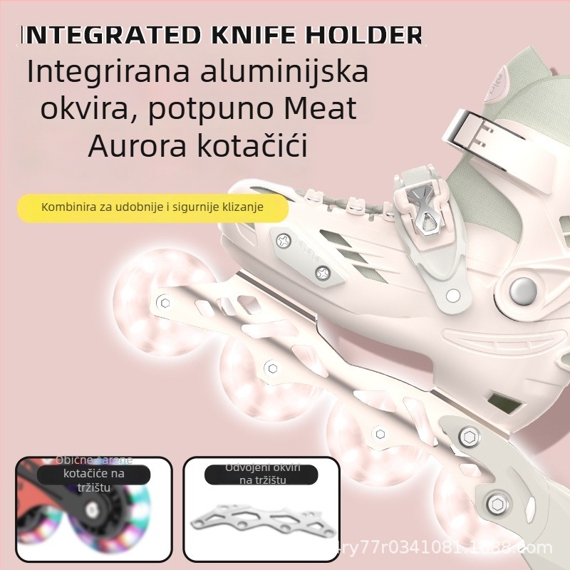 SWAY T9 Dječje rol-korčule za trening s integriranim aluminijskim okvirom, gornji dio PP