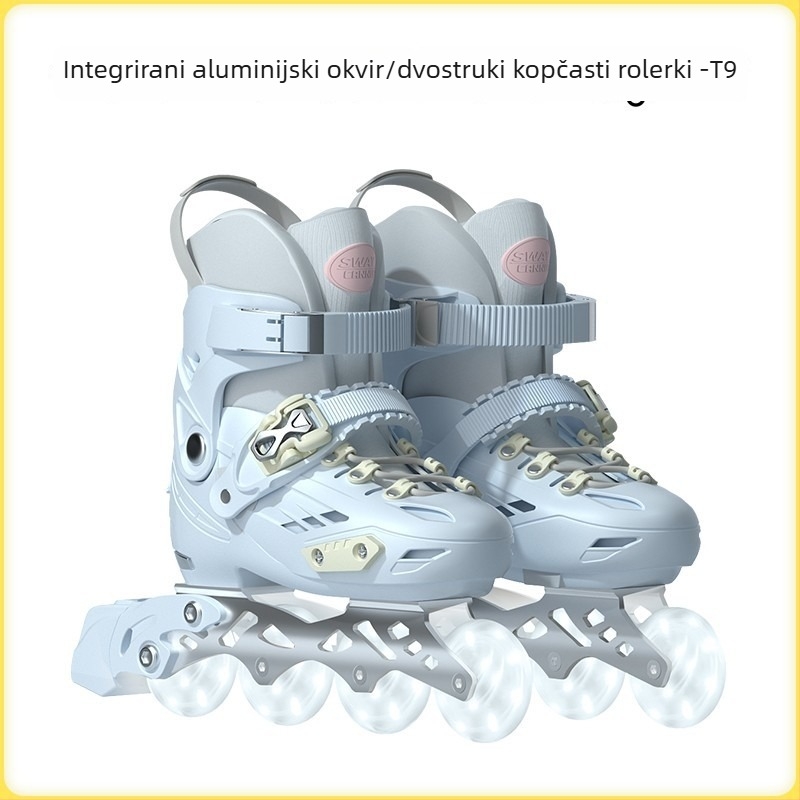 SWAY T9 Dječje rol-korčule za trening s integriranim aluminijskim okvirom, gornji dio PP
