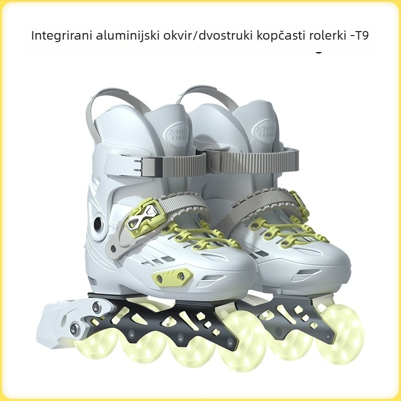 SWAY T9 Dječje rol-korčule za trening s integriranim aluminijskim okvirom, gornji dio PP