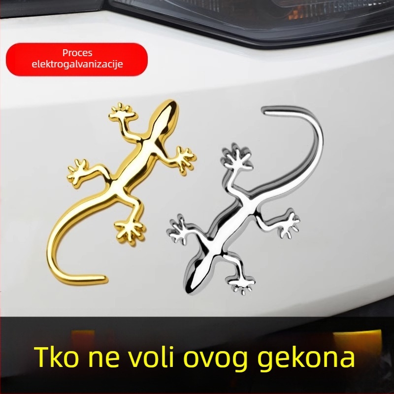 Auto naljepnica za karoseriju – 3D dizajn životinje, ljepilo ugradnja, prilagodljivo