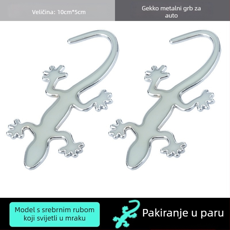 Auto naljepnica za karoseriju – 3D dizajn životinje, ljepilo ugradnja, prilagodljivo