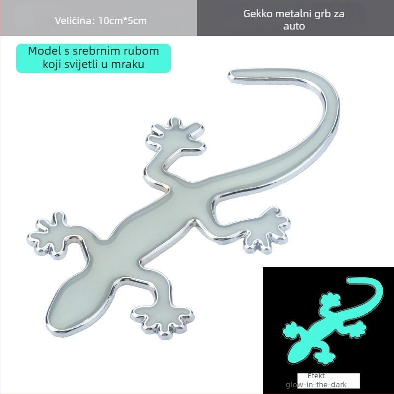 Auto naljepnica za karoseriju – 3D dizajn životinje, ljepilo ugradnja, prilagodljivo