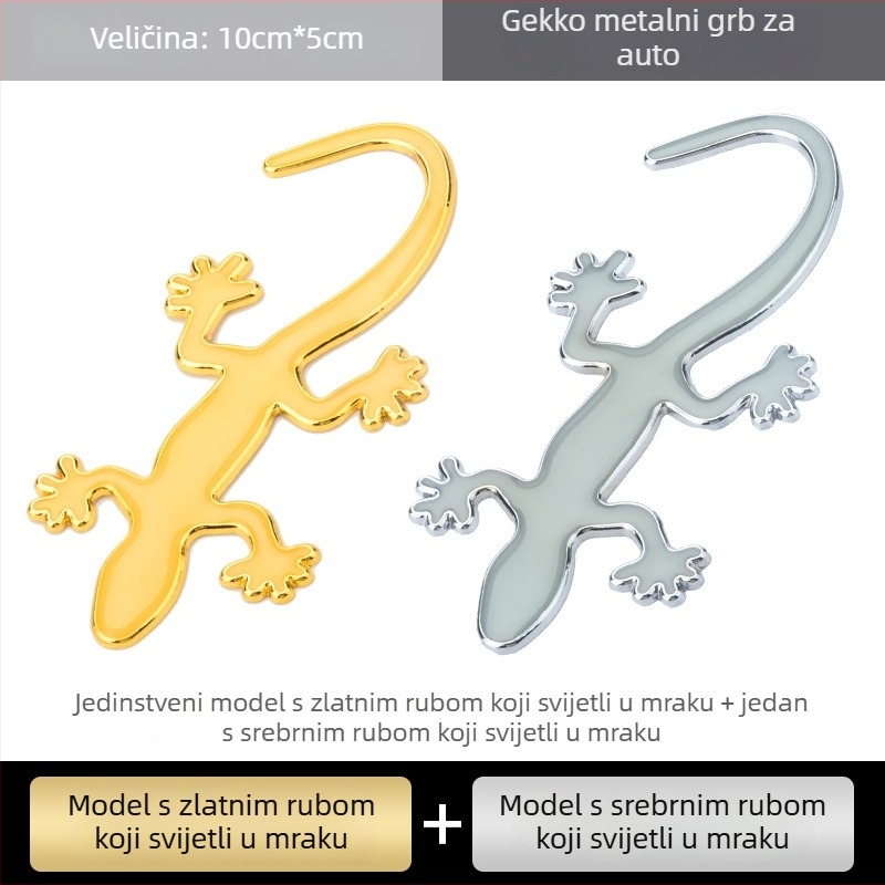 Auto naljepnica za karoseriju – 3D dizajn životinje, ljepilo ugradnja, prilagodljivo