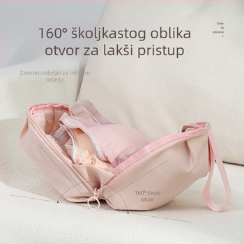 Torba za pohranu donjeg rublja, model W2506, sferni oblik, twill tkanina, višenamjenski putni organizator