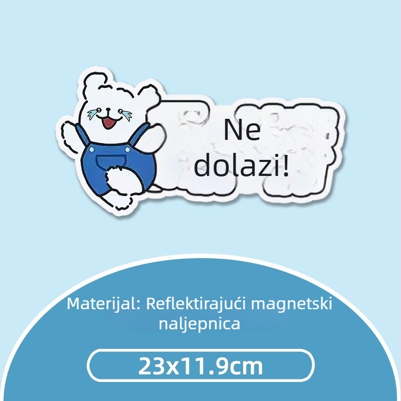 Naljepnica za karoseriju automobila – magnetska ugradnja; materijal: naljepnica; tip: naljepnica za karoseriju