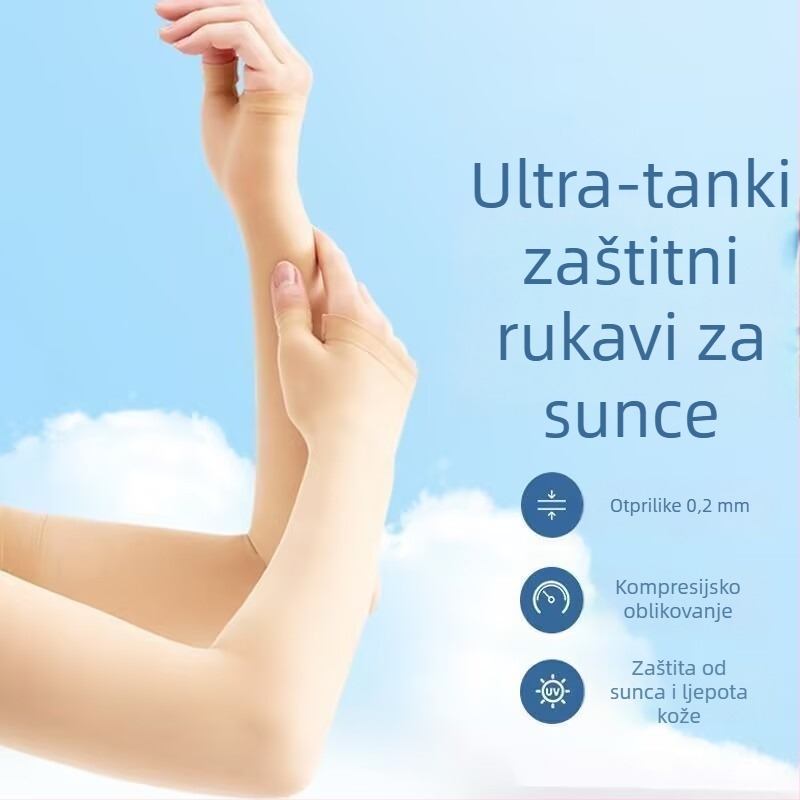 AYAN-111 Unisex najlonske rukave za podlakticu, jednostavan stil, UV zaštita, prozračnost, glavni materijal Nylon 81-95%