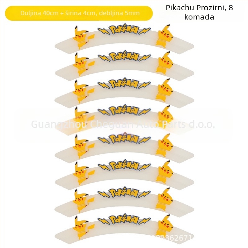 Lanku silikon anti-kolizijski trak za blatnik, za model Ideal, bez prilagodbe
