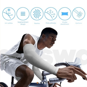 Ice Silk navlaka za ruke za outdoor aktivnosti, prilagođeni uzorak s slikom, tisk logotipa, protuklizne, zaštita od sunca