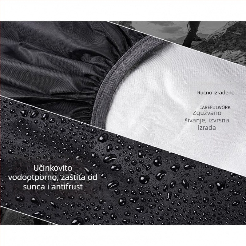 Kišni zaštitnik za vanjski ruksak — Kod: D2323; Materijal: Drugo; Kapacitet: Drugo; Kategorija: Ostali dodaci za torbe