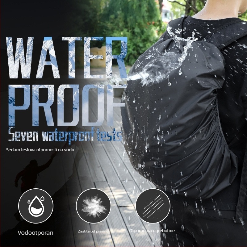 Kišni zaštitnik za vanjski ruksak — Kod: D2323; Materijal: Drugo; Kapacitet: Drugo; Kategorija: Ostali dodaci za torbe