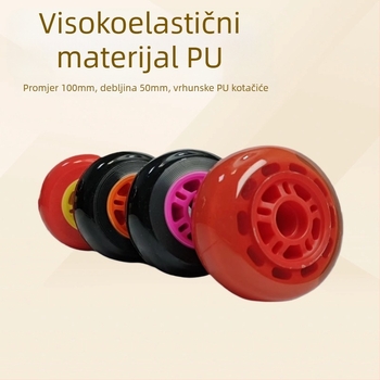 PU kotač za skuter, dječje kolica, twist automobile i kolica za kupovinu — jedan kotač, PU/PP materijal, pogodno za djecu