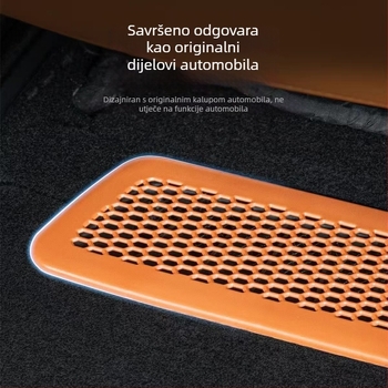 Maska za izlaz zraka ispod sjedala, od nehrđajućeg čelika, kompatibilna s 26 Wenjie M7/M8 modela, prilagodljiva, model 000