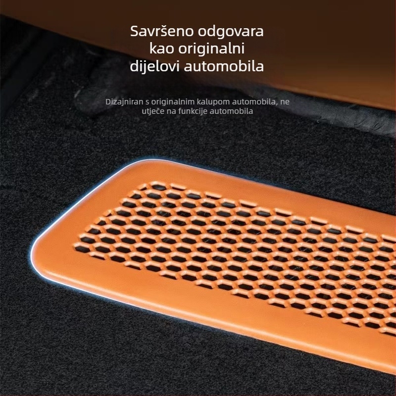 Maska za izlaz zraka ispod sjedala, od nehrđajućeg čelika, kompatibilna s 26 Wenjie M7/M8 modela, prilagodljiva, model 000