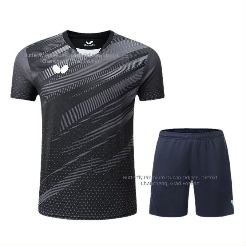 Stolni tenis brza sušeća unisex odjeća za odrasle i djecu, 100% poliester