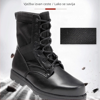 Borbene čizme visokog kroja, unisex, ultralege i prozračne, od kože goveda, otporne na habanje, za ekstremne izazove, planinarenje i rad na otvorenom