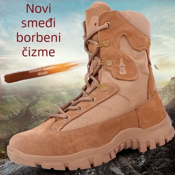 Muške taktičke čizme za otvoreni teren — Handsome, vodootporni materijal, za trčanje, fitness, led i snijeg, gađanje