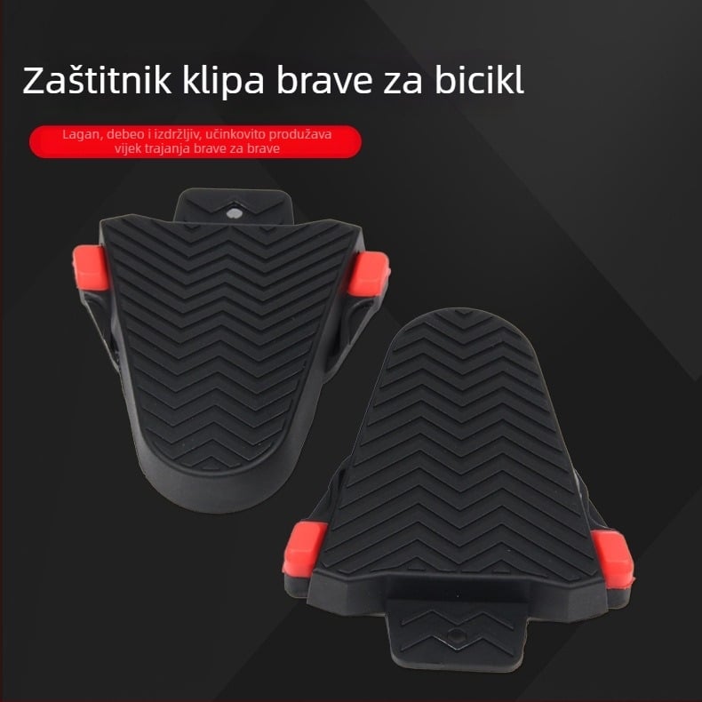 Zaštitni poklopac za pedalu cestnog bicikla — samozaključavajući, akril, DRCKHROS, unisex