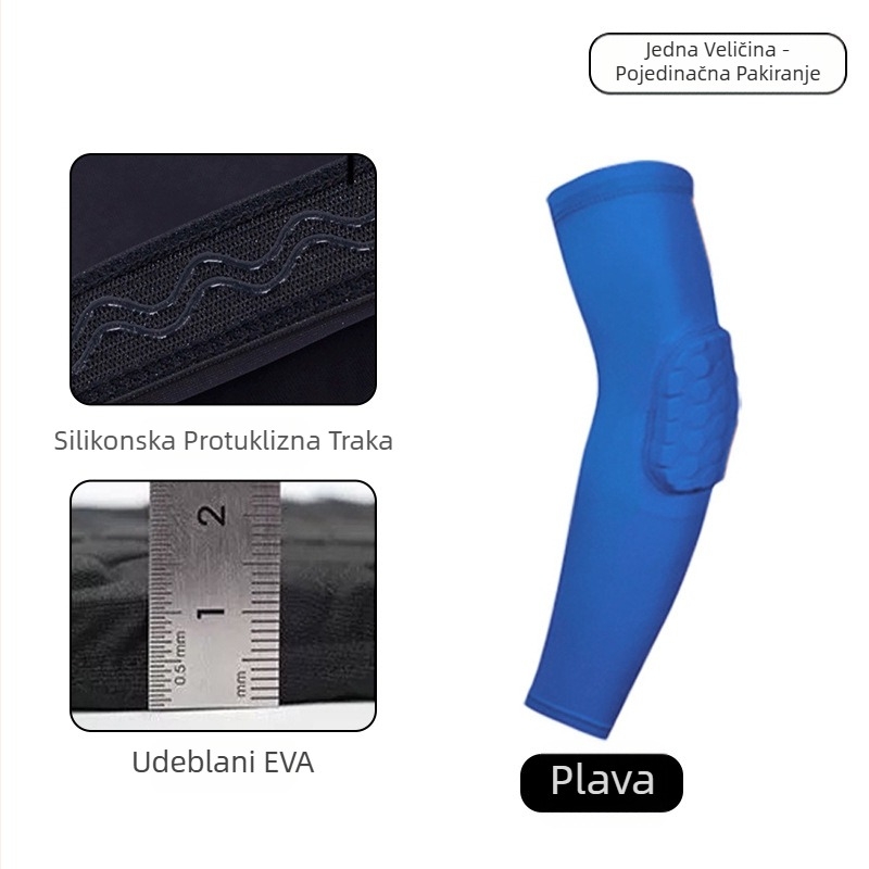 Prošireni lakatni štitnik od Lycra, protuklizno, unisex, za košarku, biciklizam, odbojku, badminton/tenis