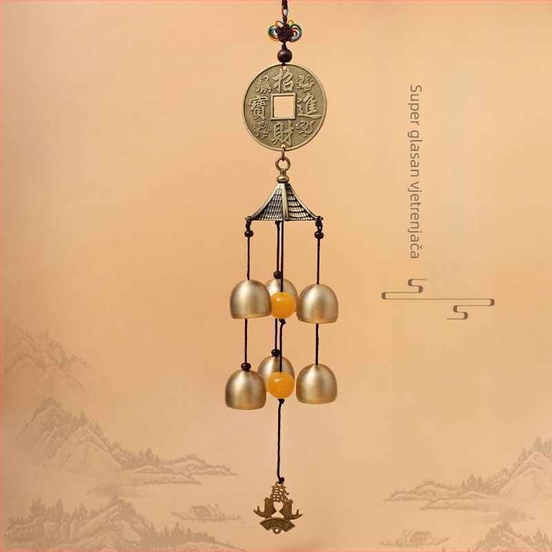 Zvončić za vrata od bakra, viseća dekoracija, stil Novi kineski stil, porijeklo Zhejiang