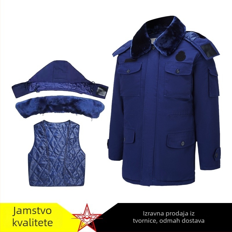 Vatrogasni trening kaput za zimu – smjesa pamuka, prozračan, vodootporan, otporan na vjetar