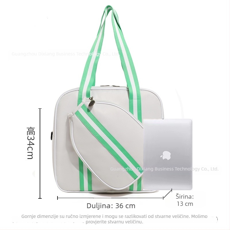 Ženska tenis torba 2025 – nova posebna navlaka za vanjsku ramenu, velika kapaciteta, sportska torba za badminton/tenis/pickleball, Oxford tkanina, prilagodljiva, XINGNAN/Row South