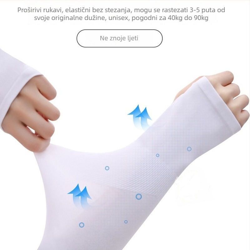 Zaštitne nadlaktice za sunce, lagane, prozračne, UV zaštita, najlonska tkanina, sadržaj 21-30%, za vožnju