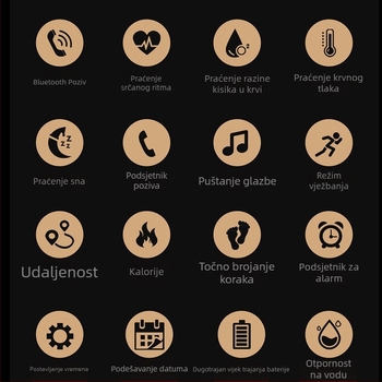 K13 2-u-1 pametna narukvica i Bluetooth slušalica, mjerenje srčanog ritma, krvni tlak, kisik u krvi, brojač koraka