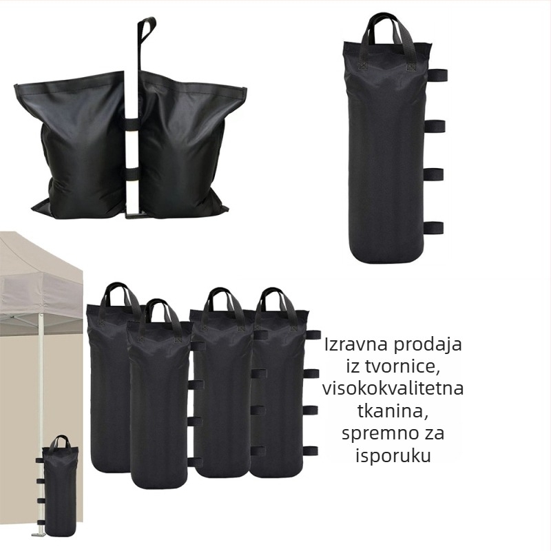 Pješčana vreća za šator, 600D Oxford tkanina, vodootporna, potisk loga, mogućnost prilagodbe, kapacitet 20