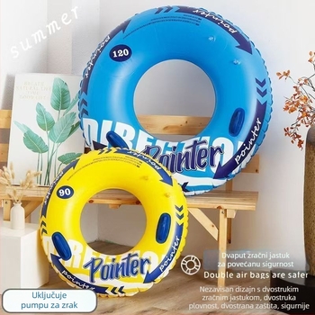 Dječji plivački prsten, karikaturni uzorak, ekološki PVC, debljina 22