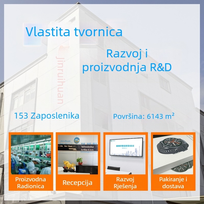 Pametni sat S22 s AMOLED zaslonom na dodir, mjerenje otkucaja srca i SpO2, praćenje sna, dugo trajanje baterije