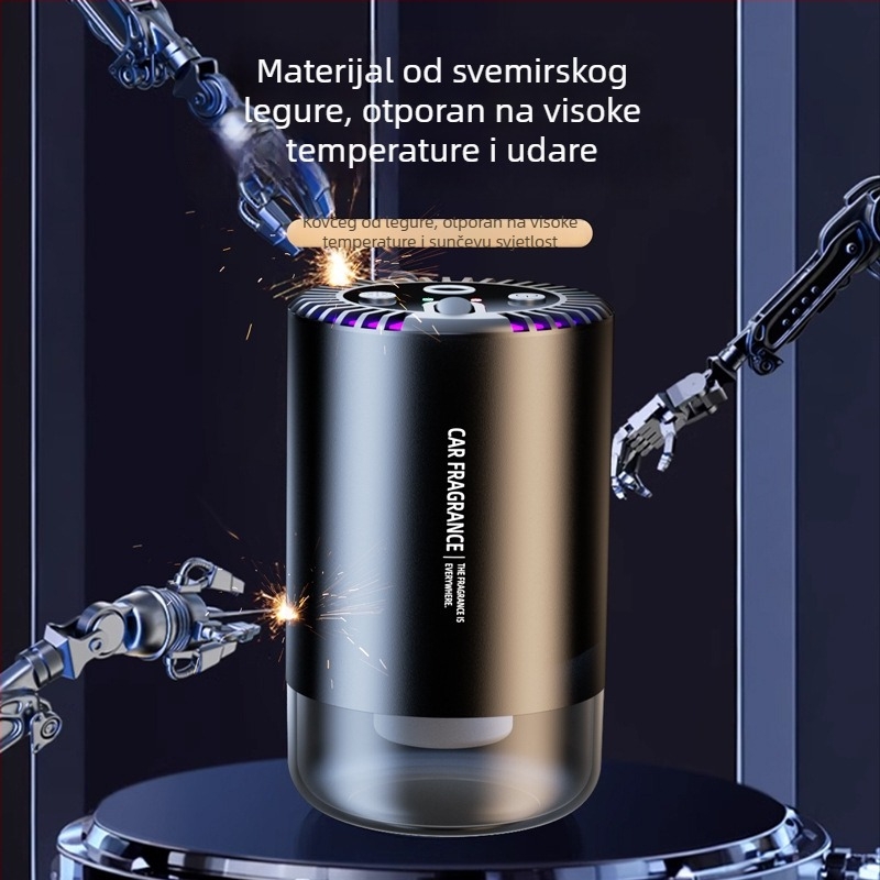 Auto aromaterapijski ukras Jasmine, ABS kućište, 50–100 ml, automatsko prskanje, miris traje više od 90 dana