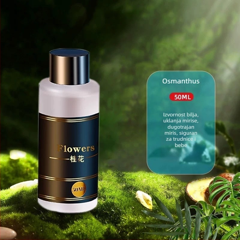 Auto aromaterapijski ukras Jasmine, ABS kućište, 50–100 ml, automatsko prskanje, miris traje više od 90 dana