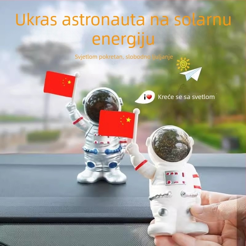 Auto ukras s astronautom – plastika, kineski tradicionalni stil, dekoracija, bez prilagođavanja