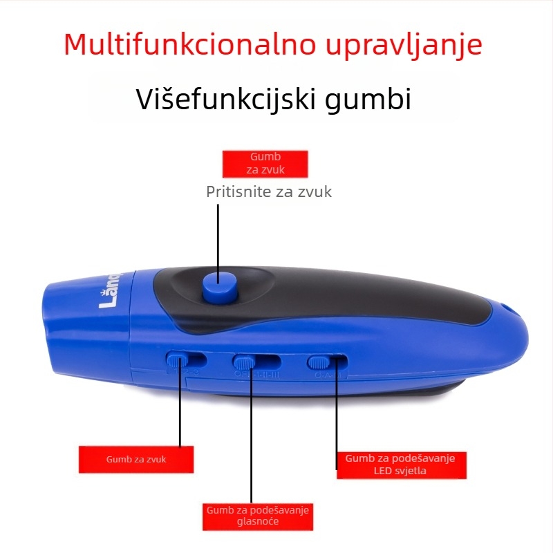 Pištaljka – PVC materijal, moguć ispis logotipa, bez prilagodbi