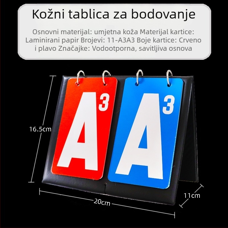 PVC ploča rezultata za košarku i bilijar, tisk logotipa, prilagodljivo