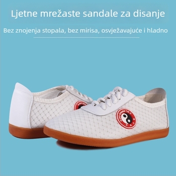 Tai Chi tenisice – prozračni mrežasti gornji dio, protuklizna potplat, upijanje znoja – Odrasli, Unisex, unutarnje fitness tenisice