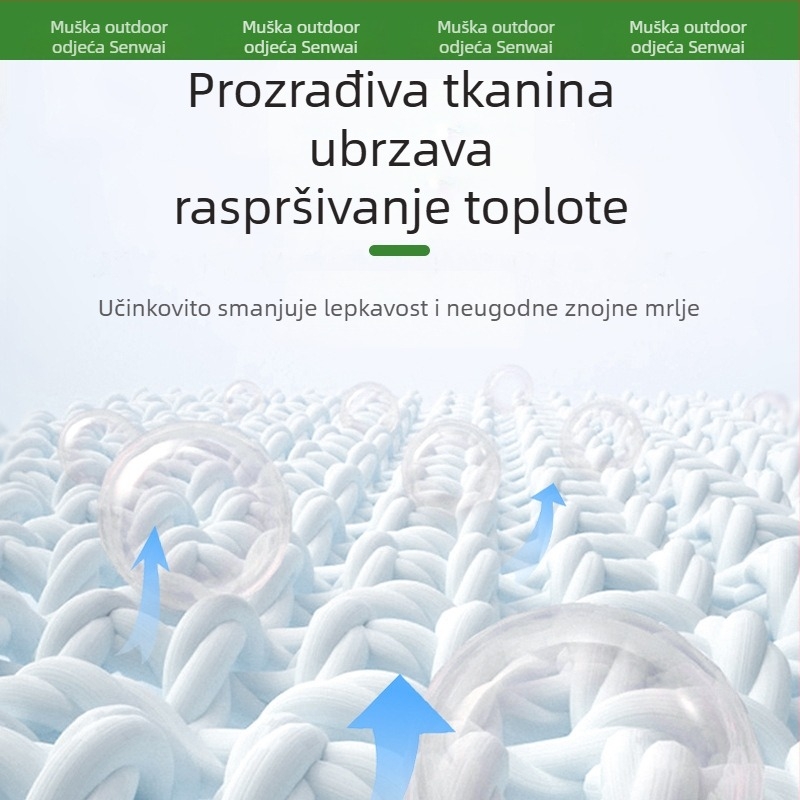 Vanjska jakna s UV zaštitom - tanka ice-silk pletenina, prozračna, UV zaštita, ultralagana, brzo suši (UV zaštita, prozračna, ultralagana, brzo suši, izdržljiva)