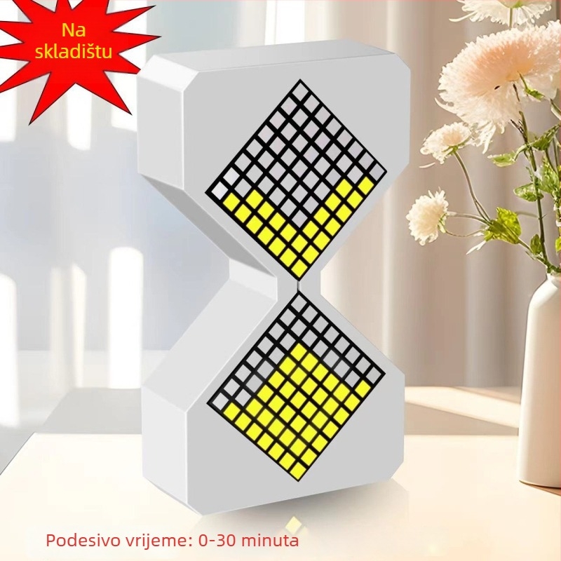 Pješčani sat s gravitacijskim senzorom za opuštanje, ručna izrada, plastika, Orb