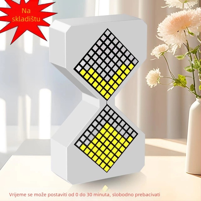 Pješčani sat s gravitacijskim senzorom za opuštanje, ručna izrada, plastika, Orb