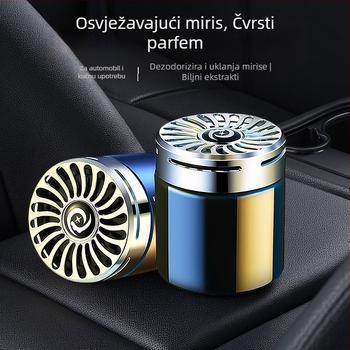 Auto osvježivač zraka za sjedalo s okruglim staklenim držačem parfema, jasmin miris, 50–100 ml