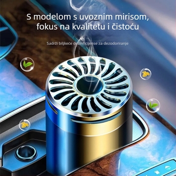 Auto osvježivač zraka za sjedalo s okruglim staklenim držačem parfema, jasmin miris, 50–100 ml