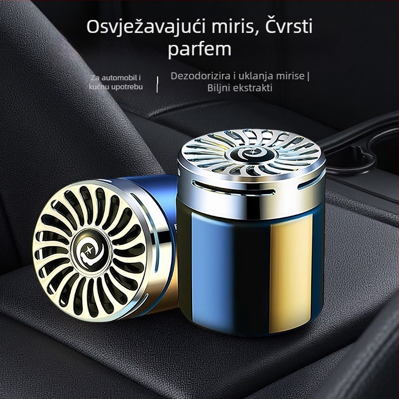Auto osvježivač zraka za sjedalo s okruglim staklenim držačem parfema, jasmin miris, 50–100 ml