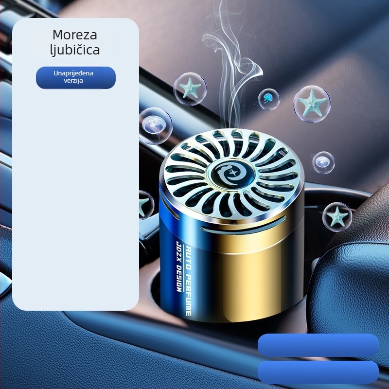 Auto osvježivač zraka za sjedalo s okruglim staklenim držačem parfema, jasmin miris, 50–100 ml