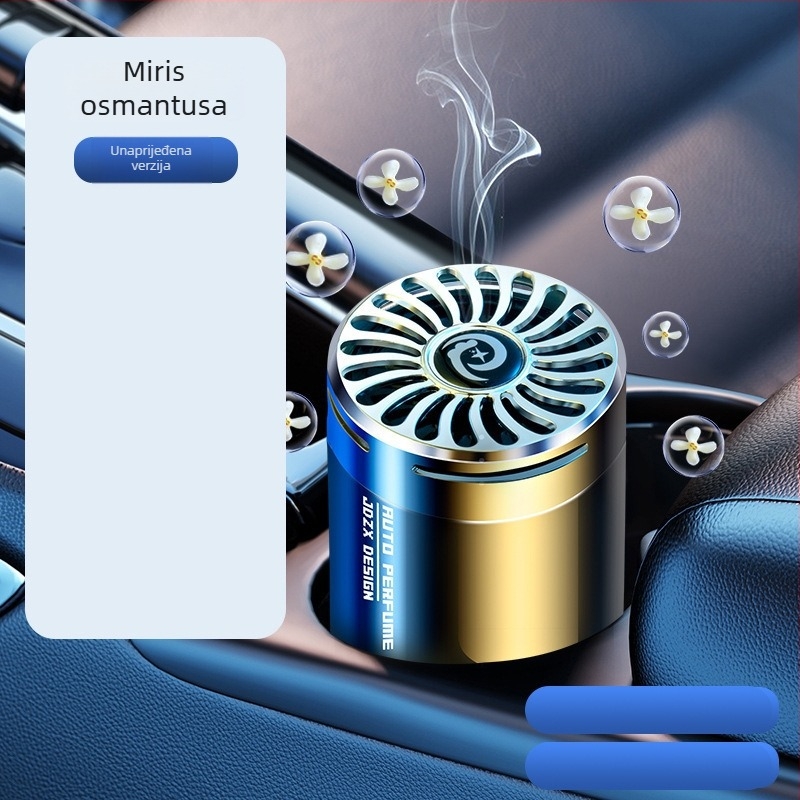 Auto osvježivač zraka za sjedalo s okruglim staklenim držačem parfema, jasmin miris, 50–100 ml